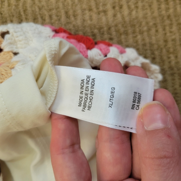 Handmade Crochet Dress - Pink and Black - Picture 4 of 13